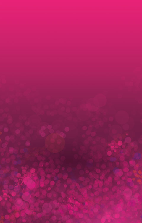 Soft pink and magenta abstract gradient with bokeh light circles, calm and warm